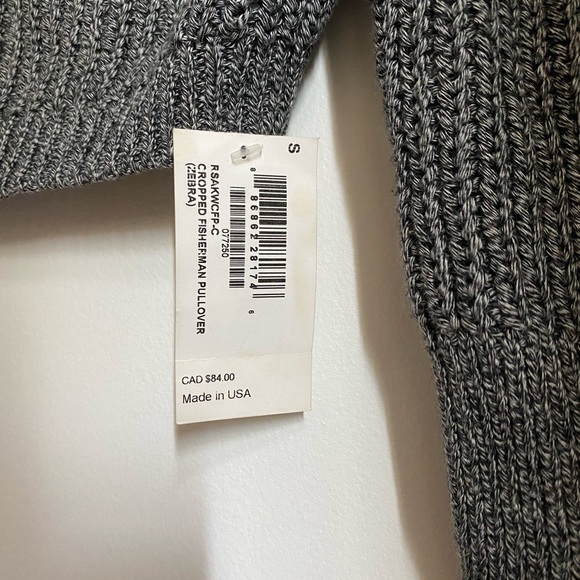 NEW w tags American Apparel Crop Sweater - Picture 3 of 4